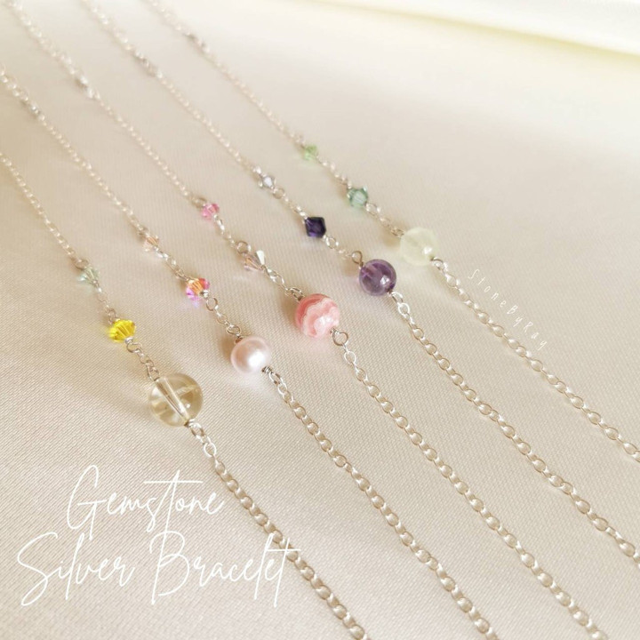 Sparkling Stone Bracelet | Genuine Gem Design