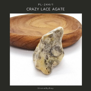Crazy Lace Agate Stone - Unique Natural Polished Decor
