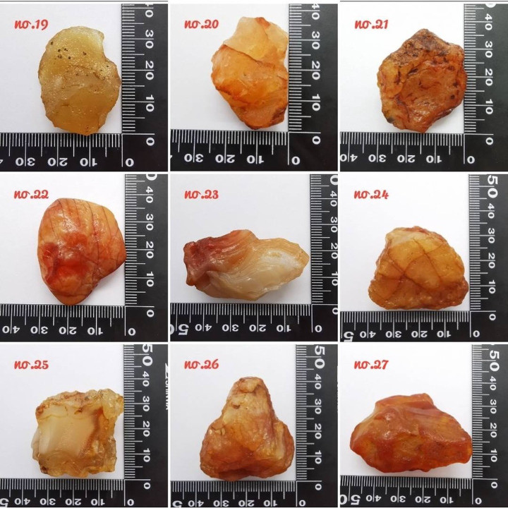 Carnelian Stone Set | Natural and Radiant Gemstones