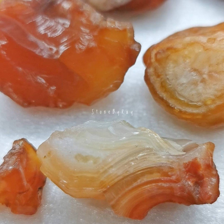 Carnelian Stone Set | Natural and Radiant Gemstones