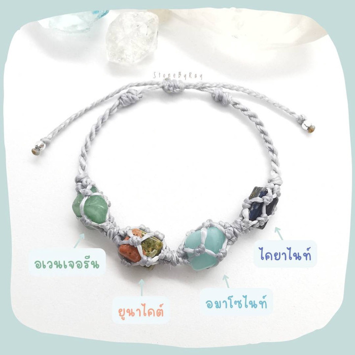 Bracelet de réussite financière | Tresses infusées de cristaux