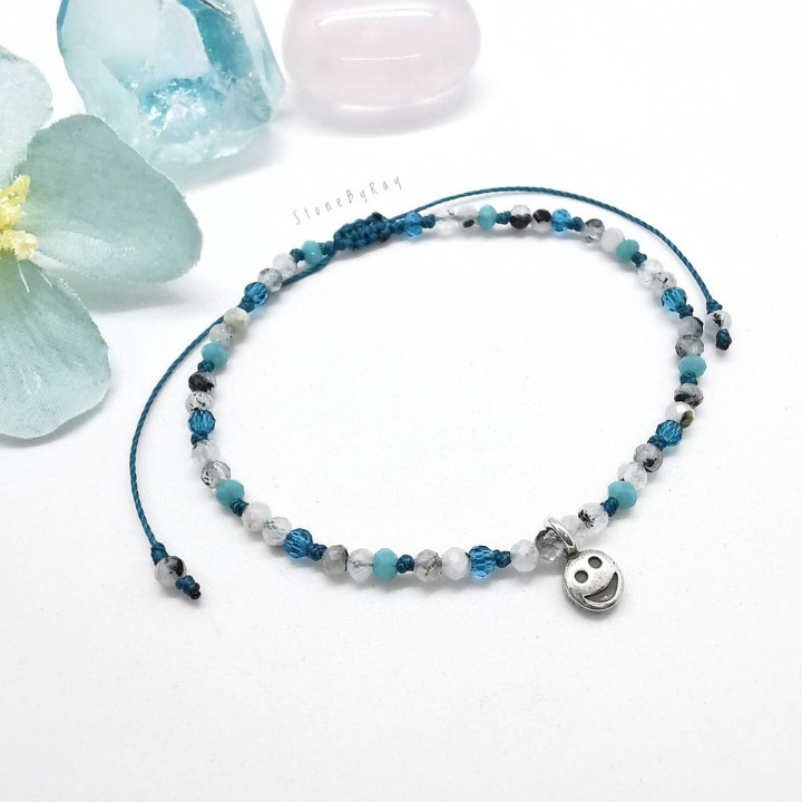 Bracelet en pierre de lune | Pendentif en argent