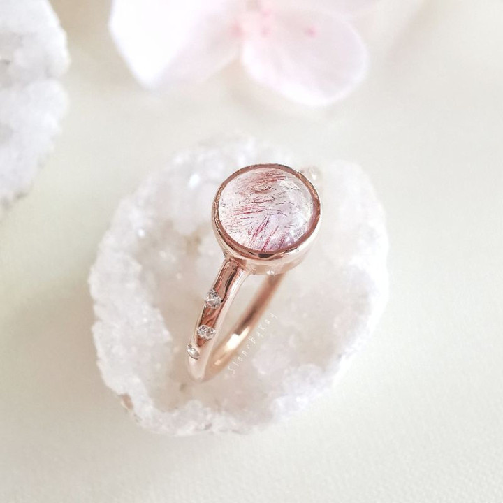 Super Seven Silver Ring: Spiritual Energy and Protection