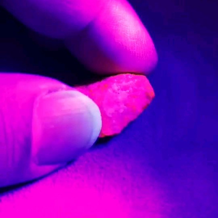 Radiant Natural Ruby: Glows Under UV Light