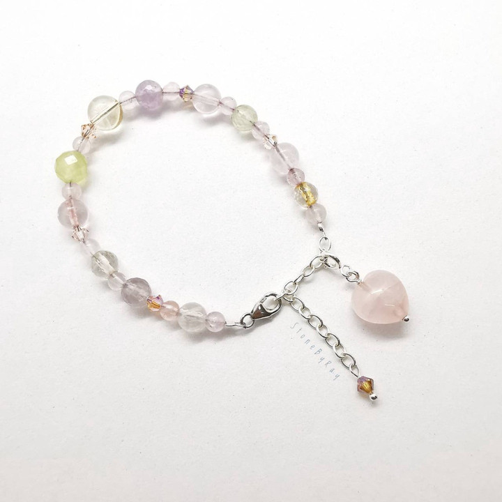 Gemstone Sterling Silver Bracelet | Unique and Stylish