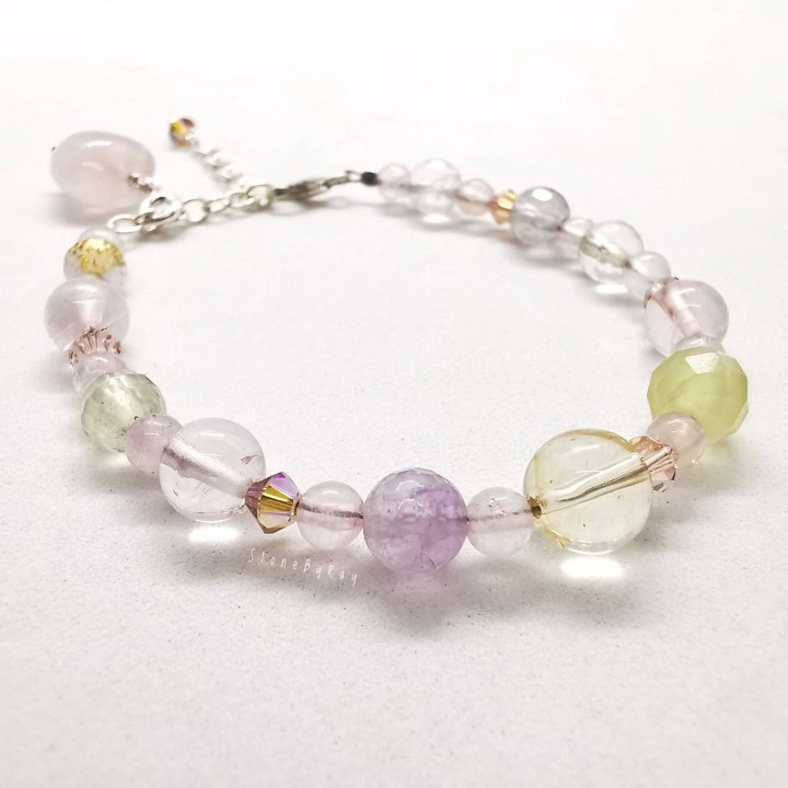 Gemstone Sterling Silver Bracelet | Unique and Stylish