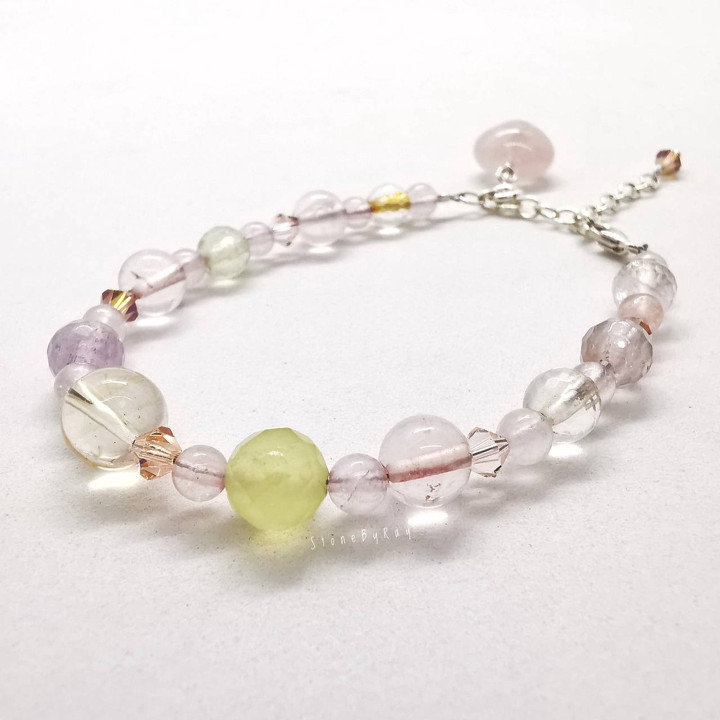 Gemstone Sterling Silver Bracelet | Unique and Stylish