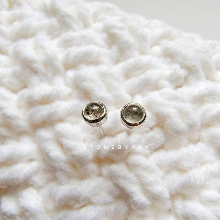Super Seven Silver Earrings: Radiant Energy and Style