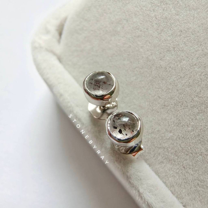 Super Seven Silver Earrings: Radiant Energy and Style