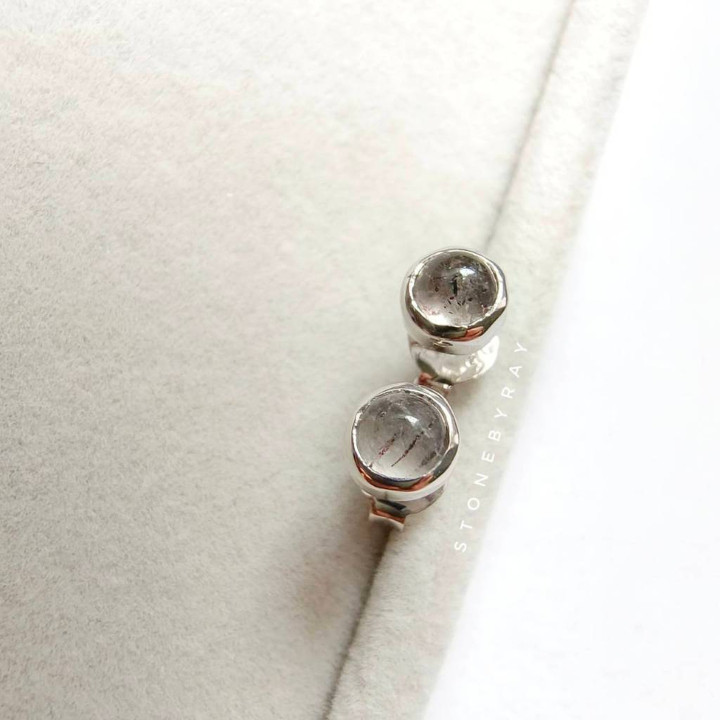 Super Seven Silver Earrings: Radiant Energy and Style