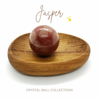 Smooth Jasper Ball - Natural Stone Sphere Meditation Tool
