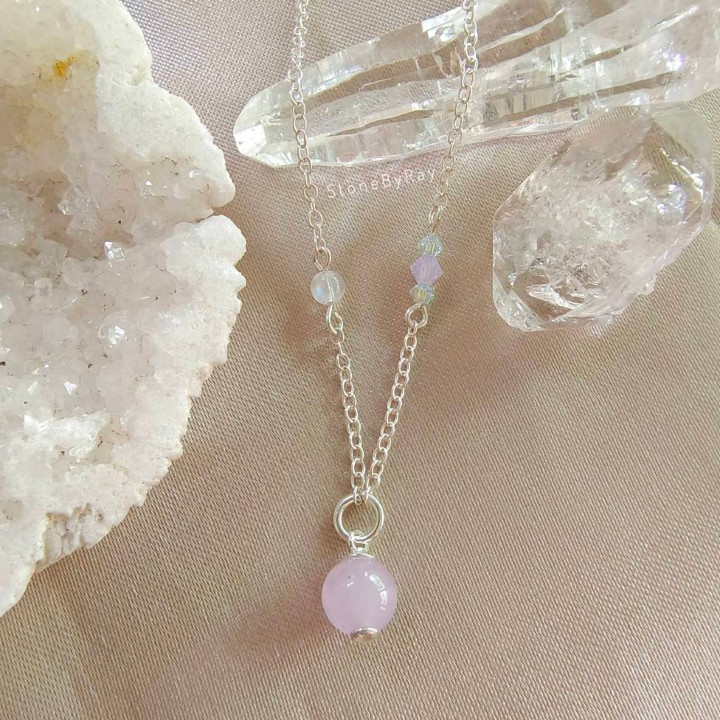 Agate Pendant Necklace | Sterling Silver Jewelry