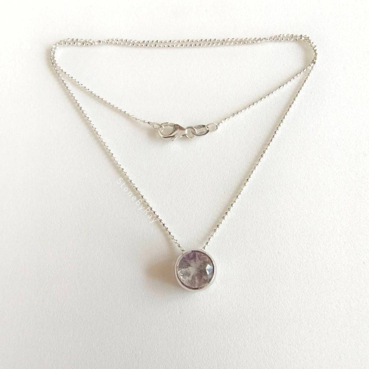 Super Seven Silver Necklace - Spiritual Energy and Protection