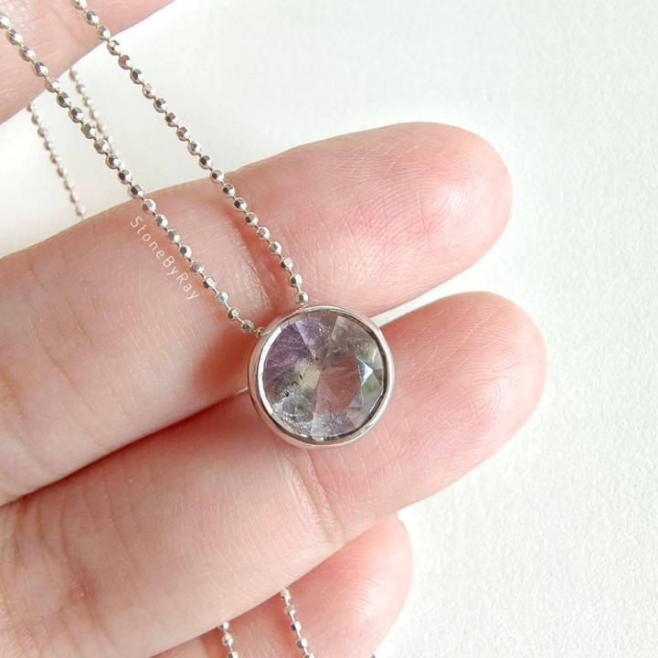 Super Seven Silver Necklace - Spiritual Energy and Protection