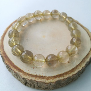 Golden Rutilated Quartz Bracelet - Energy and Protection
