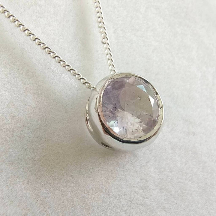 Super Seven Stone Necklace | Silver Pendant Jewelry