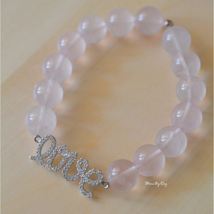 Pulsera de cuarzo rosa: Amor y energía curativa