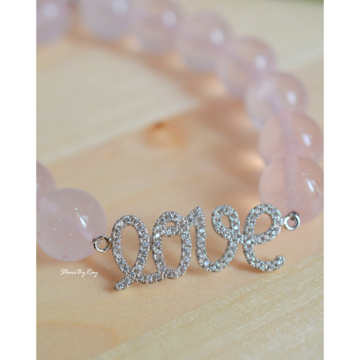 Pulsera de cuarzo rosa: Amor y energía curativa