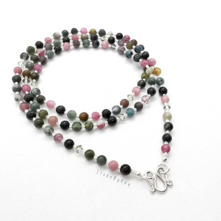 Turquoise Beaded Rope Necklace | Boho Style Jewelry