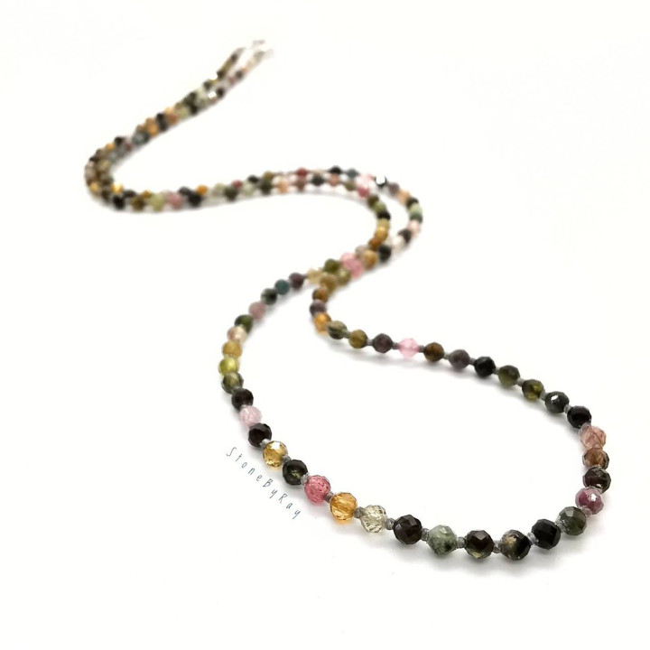Turquoise Braided Rope Necklace | Gemstone Pendant