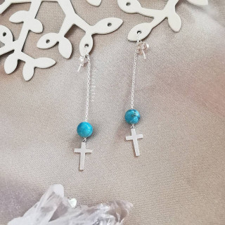 Turquoise Silver Earrings - Elegant and Unique Jewelry