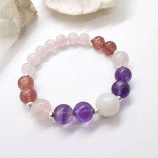Gemstone Sterling Silver Bracelet - Designer Jewelry