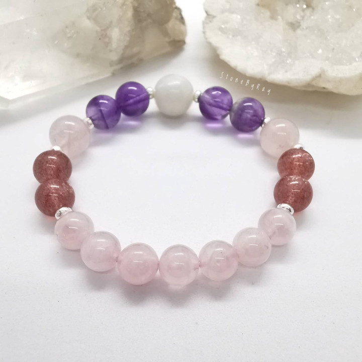 Gemstone Sterling Silver Bracelet - Designer Jewelry