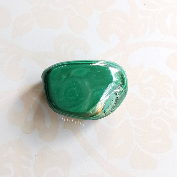Malachite Stone Polished Gemstone (Pl-135)