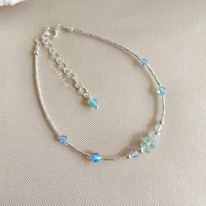 Aquamarine Necklace Set - Sparkle and Sophistication