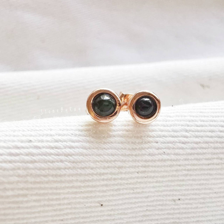 Gobi Meteorite Earrings | Sterling Silver (925)