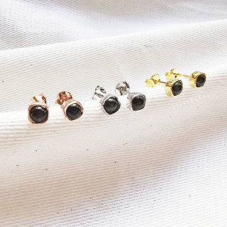 Gobi Meteorite Earrings | Sterling Silver 925