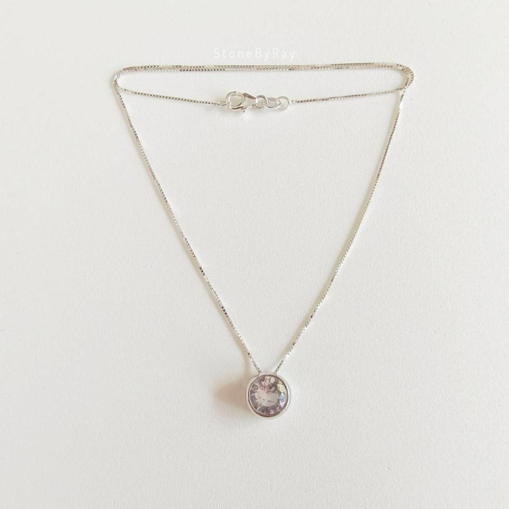 Super Seven Necklace: Silver Pendant For Clarity and Balance