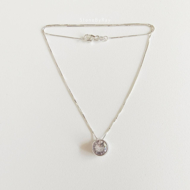 Super Seven Necklace: Silver Pendant For Clarity and Balance