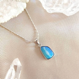 Opal Pendant Necklace | Sterling Silver Jewelry