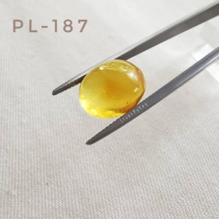 Genuine Burmese Amber Oval Cabochon - Natural Beauty