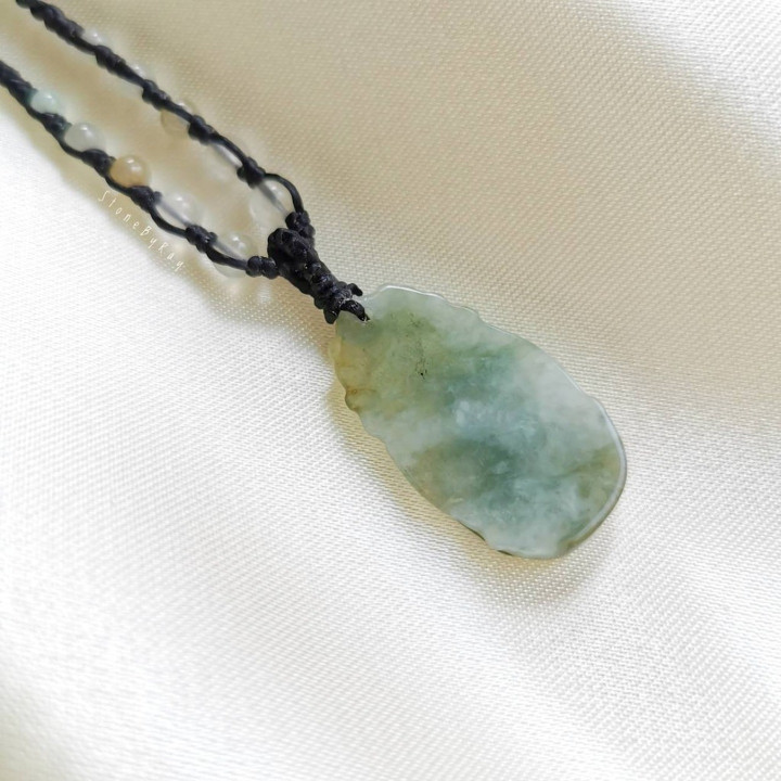 Jade Pig Necklace | Braided Rope and Symbolism