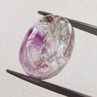 Super Seven Cabochon Stone - Energy Healing and Spiritual Growth