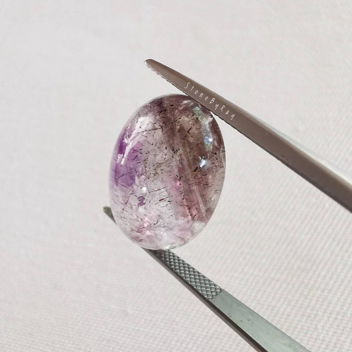 Super Seven Cabochon Stone - Energy Healing and Spiritual Growth