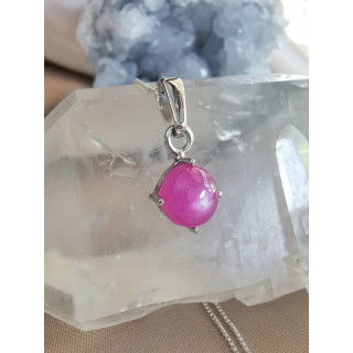 Sterling Silver Ruby Pendant Necklace