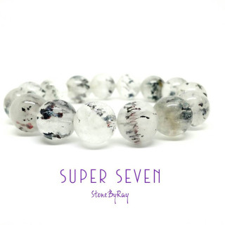 Super Seven Bead Bracelet | Crystal Healing and Meditation | WL-013
