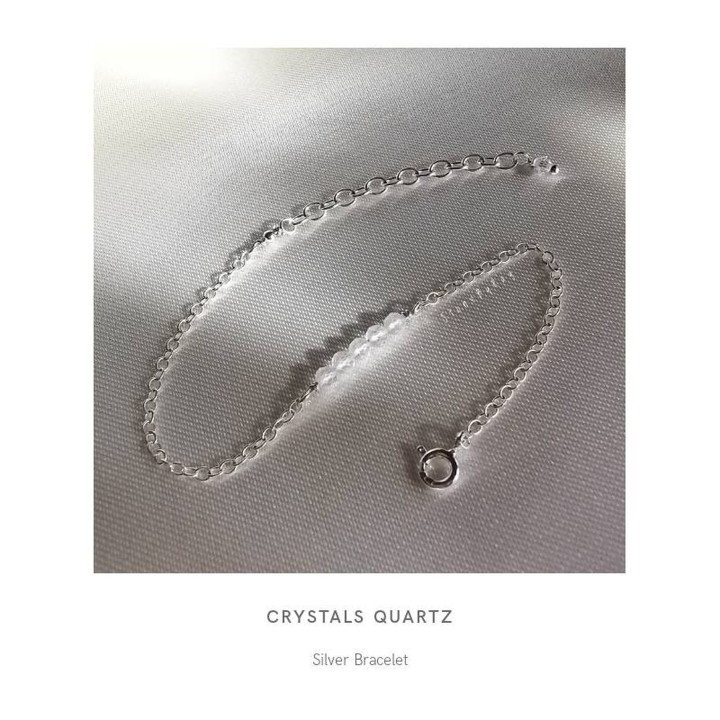 Sterling Silver Pearl and Crystal Bracelet