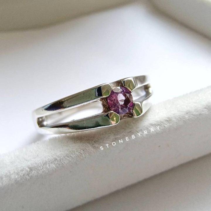Amethyst Silver Ring | Elegant and Mystical Jewelry