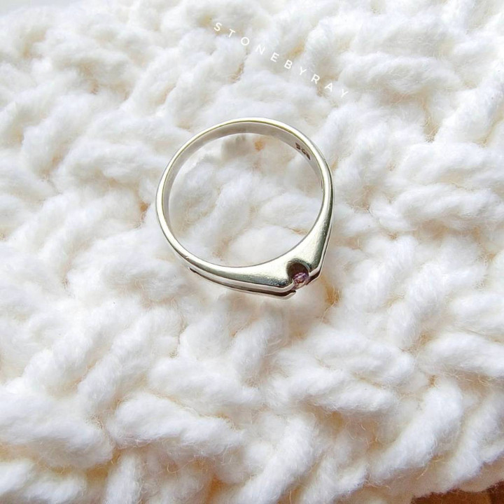 Amethyst Silver Ring | Elegant and Mystical Jewelry