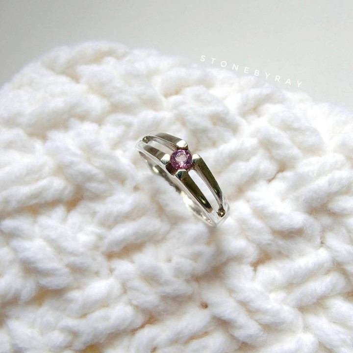 Amethyst Silver Ring | Elegant and Mystical Jewelry
