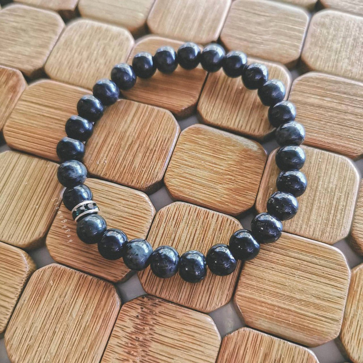 Pulsera de auténtico meteorito de Gobi - Regalo espacial único