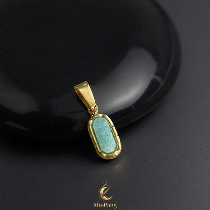 Amazonite Stone Pendant Necklace: Boost Fortune and Luck