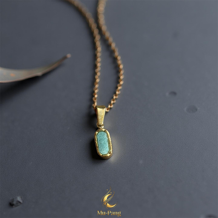 Amazonite Stone Pendant Necklace: Boost Fortune and Luck