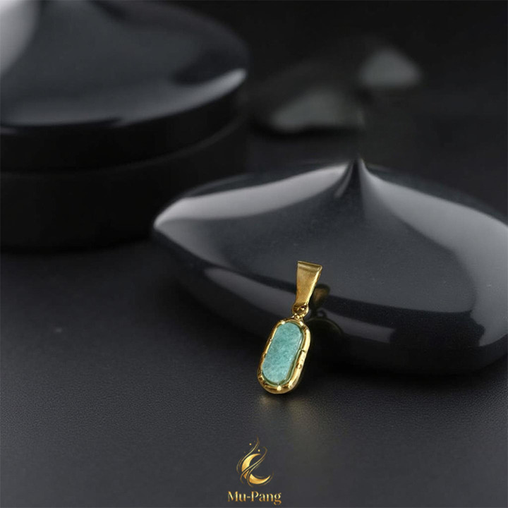 Amazonite Stone Pendant Necklace: Boost Fortune and Luck
