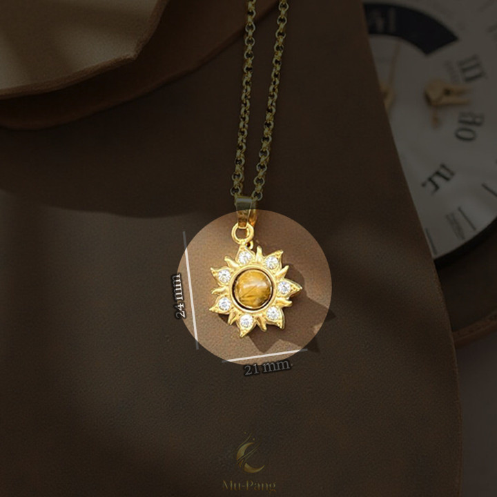 Tiger Eye Stone Pendant Necklace: Enhance Luck and Fortune