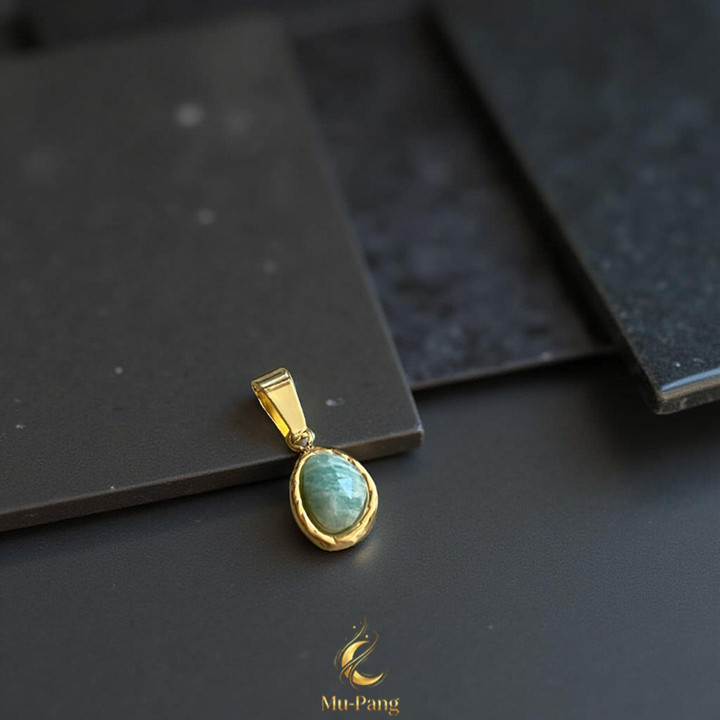 Amazonite Stone Pendant Necklace: Boost Luck and Fortune